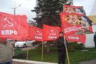 К 70-летию Великой Победы. Город-герой Новороссийск: митинг в честь солдата-художника