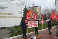 К 70-летию Великой Победы. Город-герой Новороссийск: митинг в честь солдата-художника