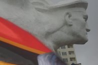 К 70-летию Великой Победы. Город-герой Новороссийск: митинг в честь солдата-художника