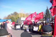 Коммунисты Тихорецка в честь Великого Октября провели митинг и шествие