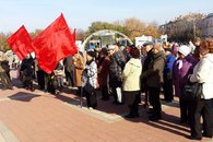 В Армавире митинг в честь Великого Октября прошел вопреки желанию властей