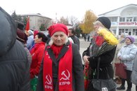 Коммунисты Тимашевского района в честь дня Революции провели митинг и автопробег