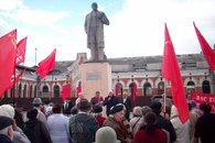 Тихорецк: митинг в честь дня рождения Ленина