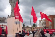 Тихорецк: митинг в честь дня рождения Ленина