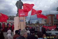 Тихорецк: митинг в честь дня рождения Ленина