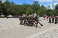 Депутат-коммунист Д. Коломиец принял участие в смотре-конкурсе «Марш Победы»