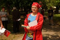 В Белореченске коммунисты организовали митинг в честь Красного Первомая