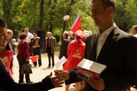 В Белореченске коммунисты организовали митинг в честь Красного Первомая