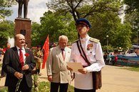 В Белореченске коммунисты организовали митинг в честь Красного Первомая