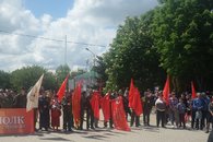 Выселки: коммунисты приняли участие в Марше Победы