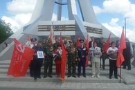 Выселки: коммунисты приняли участие в Марше Победы