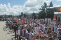 Выселки: коммунисты приняли участие в Марше Победы