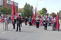 Лабинские коммунисты приняли участие в шествии в честь Дня Победы
