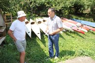 Коммунист-депутат П. Соколенко побывал в сельской спортивной школе