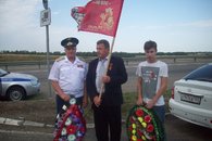 Станица Кущевская. Акция в память о подвиге красных героев-казаков