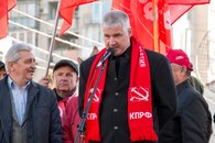 В честь Великого Октября в Краснодаре состоялись демонстрация и митинг