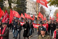 В честь Великого Октября в Краснодаре состоялись демонстрация и митинг