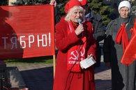 Тимашевск: митинг в честь Революции