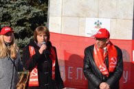 Тимашевск: митинг в честь Революции