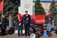 Тимашевск: митинг в честь Революции