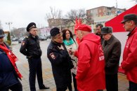 Красный пикет в станице Динской