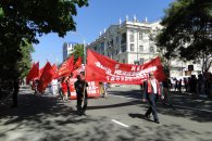 Красные стяги в городе-герое Новороссийске