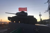 Красные стяги в городе-герое Новороссийске