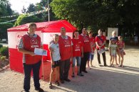 Агитпоход коммунистов и комсомольцев в станице Каневской