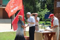 В станице Васюринской после реставрации открыт памятник В.И.Ленину