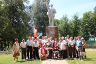 В станице Васюринской после реставрации открыт памятник В.И.Ленину