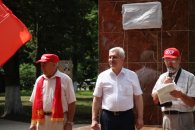 В станице Васюринской после реставрации открыт памятник В.И.Ленину