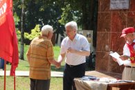 В станице Васюринской после реставрации открыт памятник В.И.Ленину