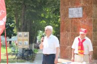 В станице Васюринской после реставрации открыт памятник В.И.Ленину