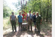 Комсомольцы отремонтировали памятник красному командиру