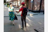 В Краснодаре молодежь агитирует за КПРФ