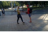 В Краснодаре молодежь агитирует за КПРФ