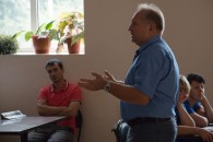 Коммунисты-депутаты встретились с рабочими элеватора в станице Тбилисской