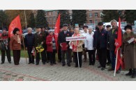 Праздник Октября отметили коммунисты Брюховецкого района