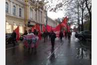 Праздник 100-летия Красного Октября в городе-герое Новороссийске