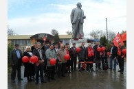 Митинг в честь столетнего юбилея Октября прошел в станице Тбилисской