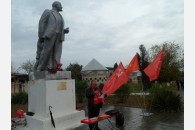 Митинг в честь столетнего юбилея Октября прошел в станице Тбилисской