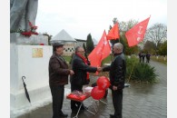 Митинг в честь столетнего юбилея Октября прошел в станице Тбилисской