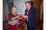 Станица Каневская: торжественный прием ветеранов в честь юбилея Революции