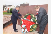 Станица Каневская: торжественный прием ветеранов в честь юбилея Революции