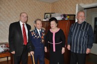 В Белореченске коммунисты поздравили ветерана Великой Отечественной с днем рождения