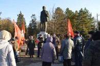 Станица Старощербиновская: митинг в память о Советской эпохе