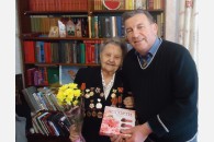 В станице Каневской райком КПРФ поздравил ветерана битвы за Ленинград