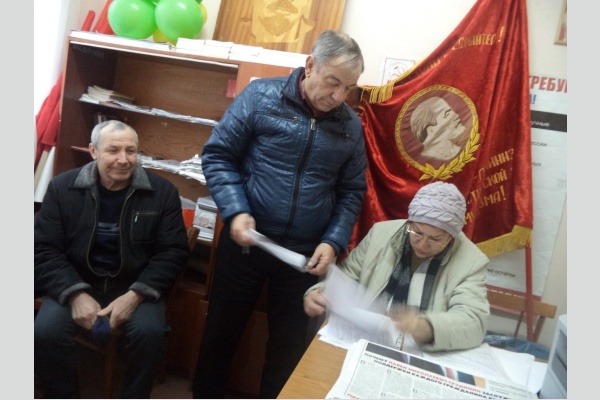 В станице Брюховецкой работает избирательный штаб КПРФ