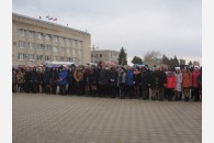 Коммунисты Выселковского района приняли участие в военно-патриотическом автопробеге