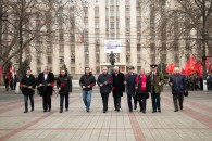 В Краснодаре коммунисты и беспартийные патриоты отметили столетие Красной Армии